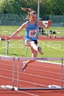 Womens under-20s 400 metres hurdles, 2019 North Eastern Track and Field Champs., Middlesbrough. Photo:  David T. Hewitson/Sports for All Pics